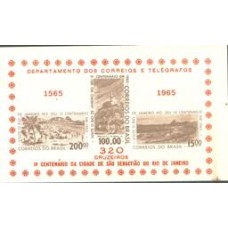 BL-17-1965 -BLOCO 4º CENTENÁRIO DO RIO DE JANEIRO - 17 - MINT